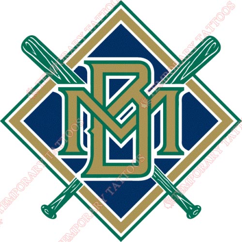 Milwaukee Brewers Customize Temporary Tattoos Stickers NO.1712